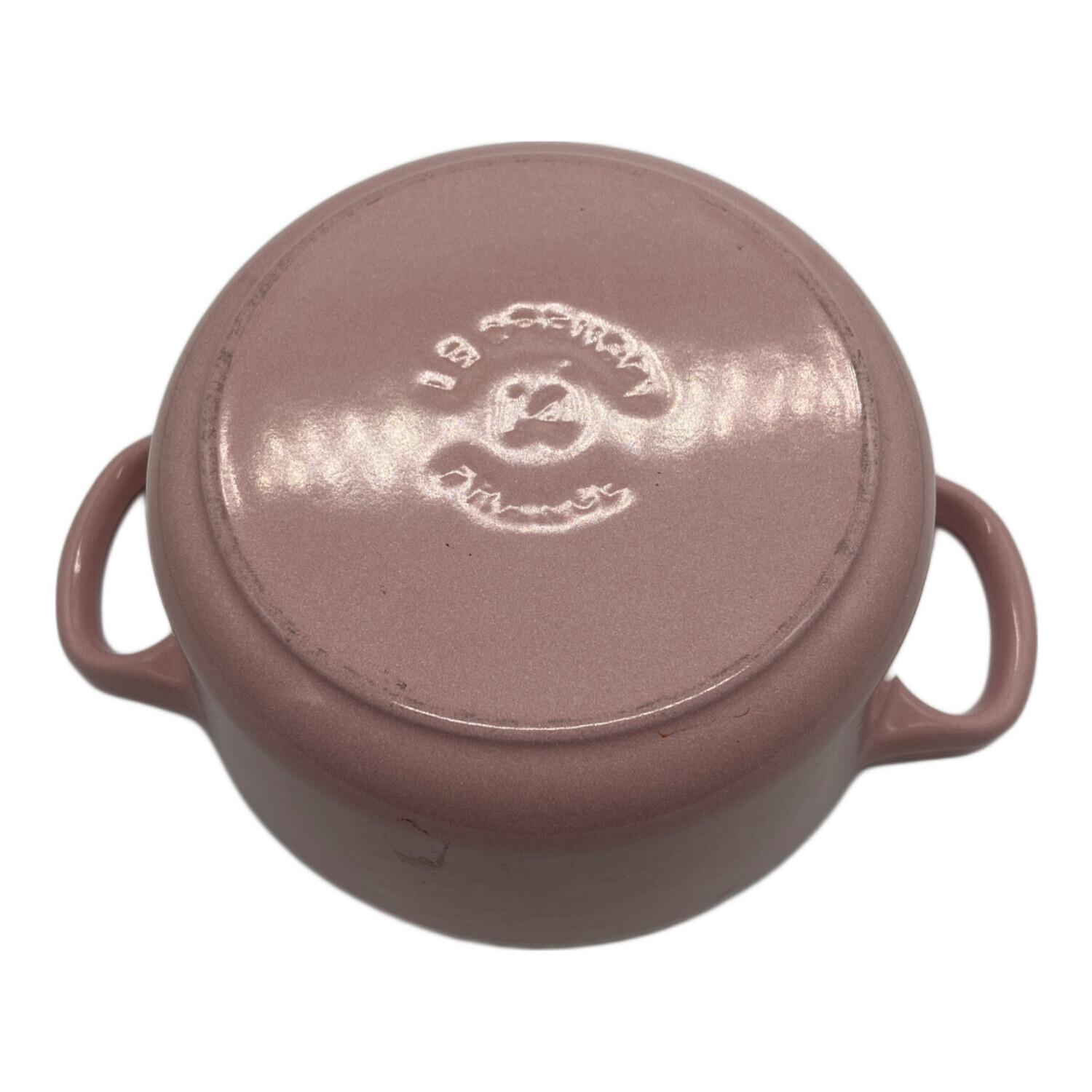 LE CREUSET (ルクルーゼ) 両手鍋 SIZE 14cm ピンク ココット・ロンド