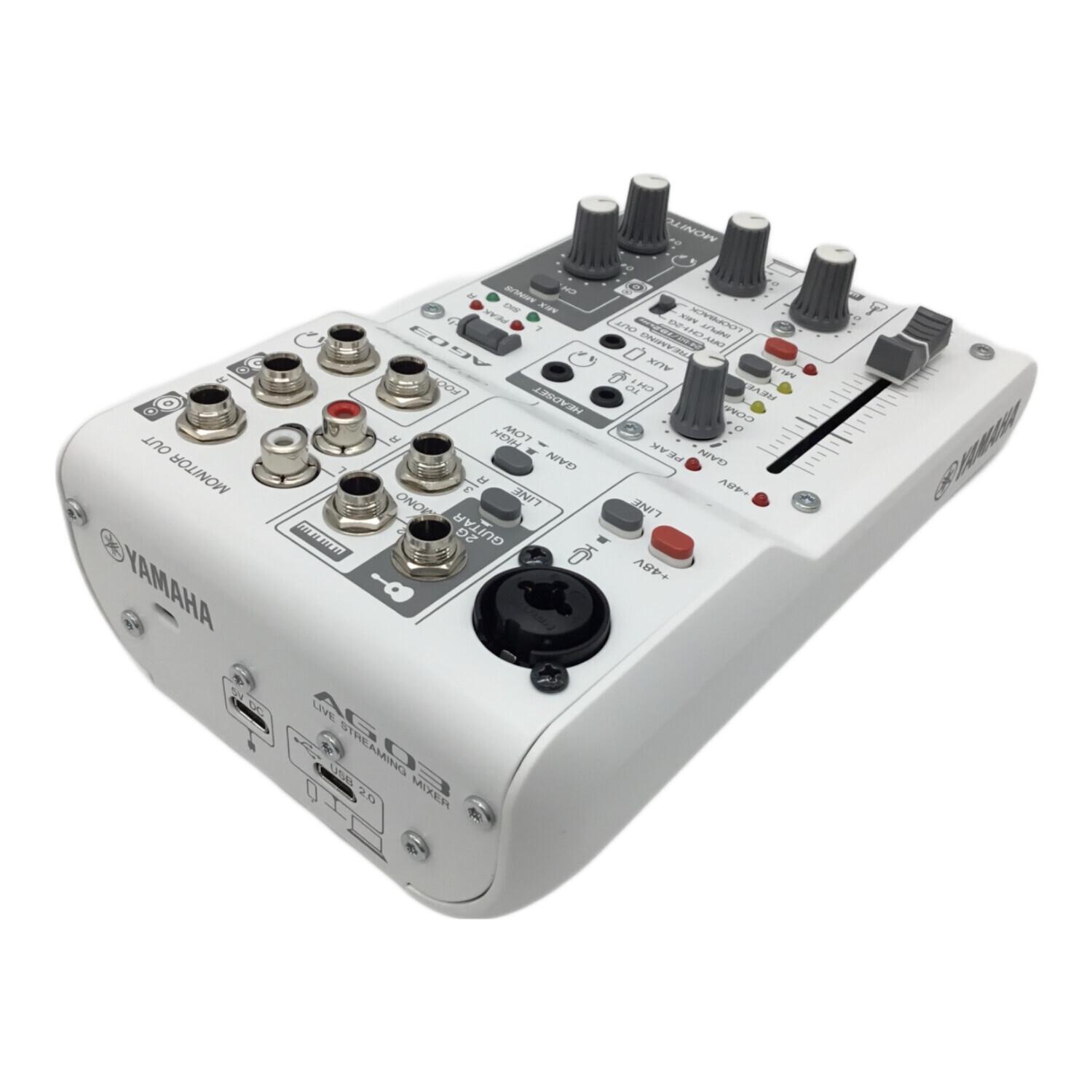 YAMAHA (ヤマハ) ライブストリーミングミキサー 本体のみ AG03MK2