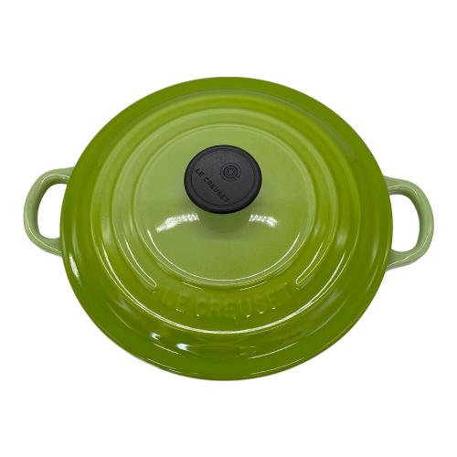 LE CREUSET (ルクルーゼ) ココットロンド20cm 黄緑｜トレファクONLINE