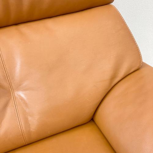 karimoku (カリモク) 1人掛けソファー ブラウン 253 オットマン付