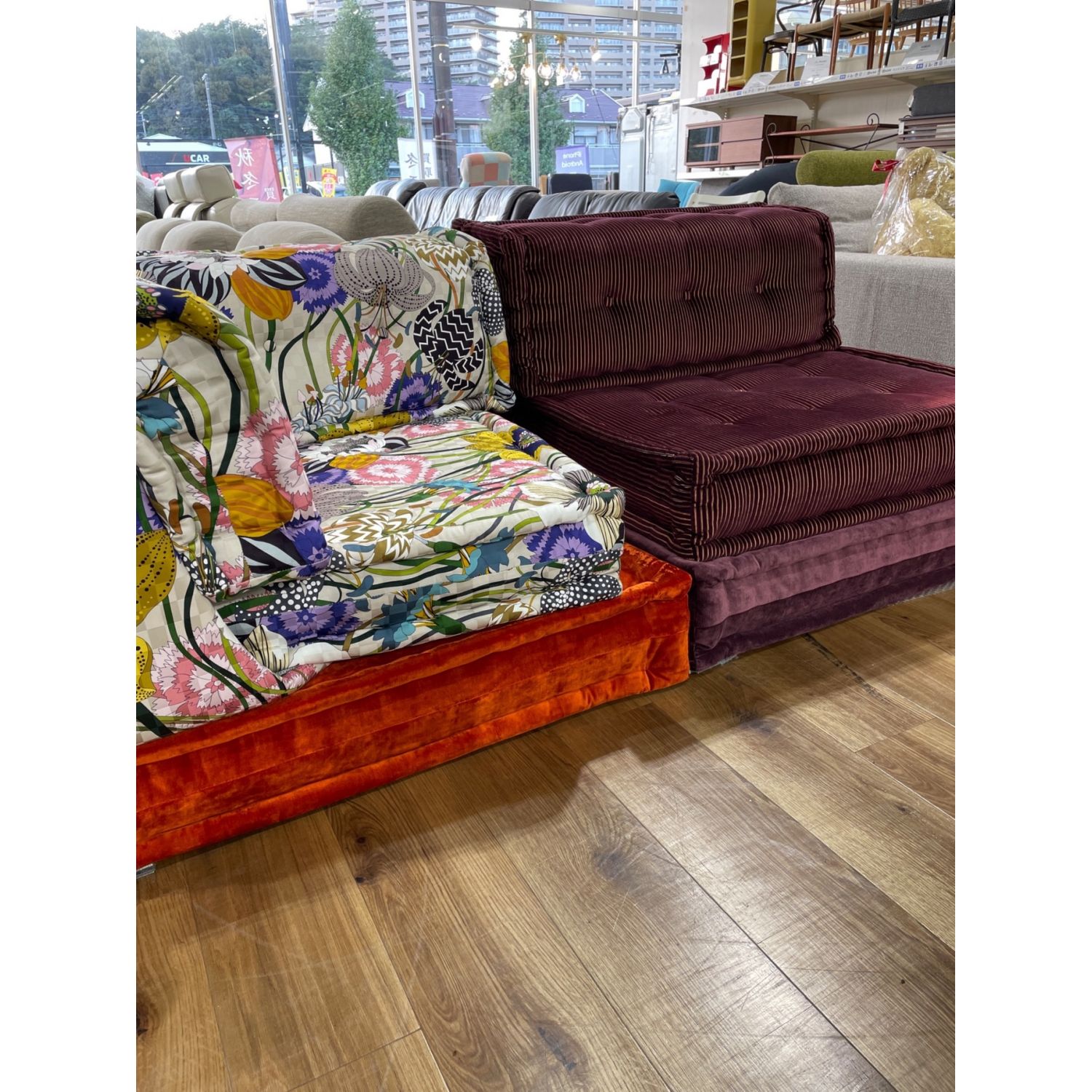 ロッシュボボア マ・ジョン ローソファ＋座面下ソファ 2点セット