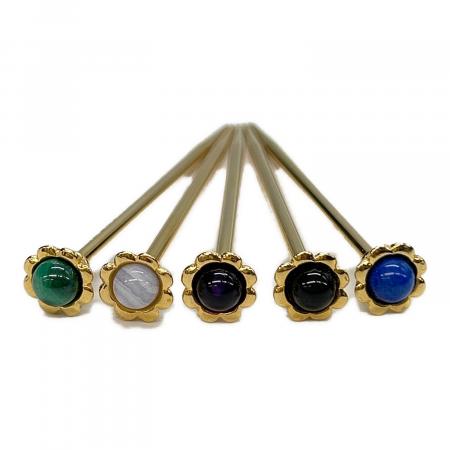 MIKIMOTO 半貴石フルーツピック 5本セット