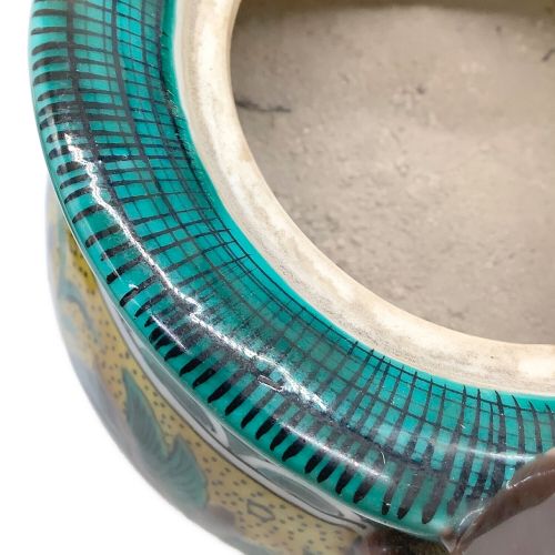 香炉 九谷焼 獅子 摘三足香炉 青手九谷 灰入り｜トレファクONLINE