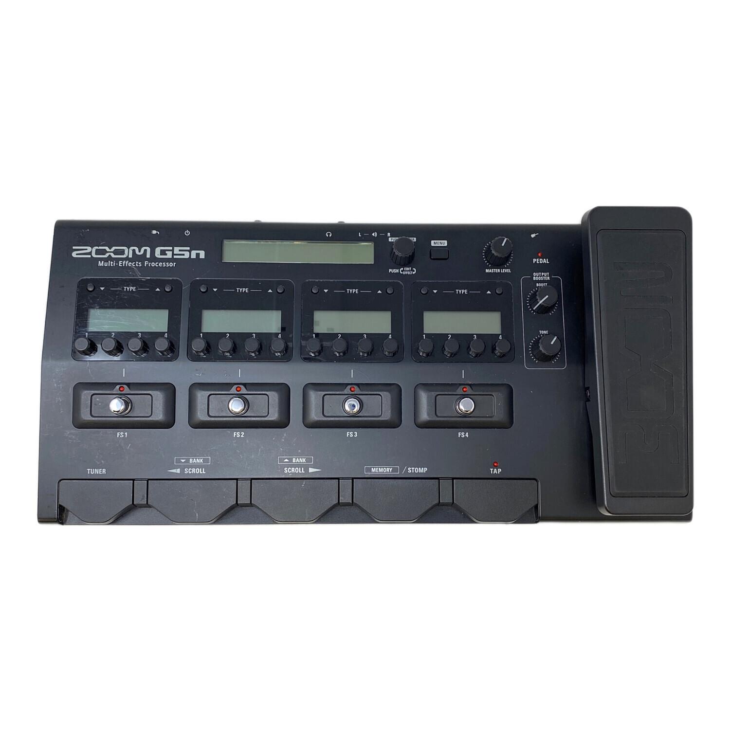 ZOOM (ズーム) G5n Multi-Effects Processor｜トレファクONLINE