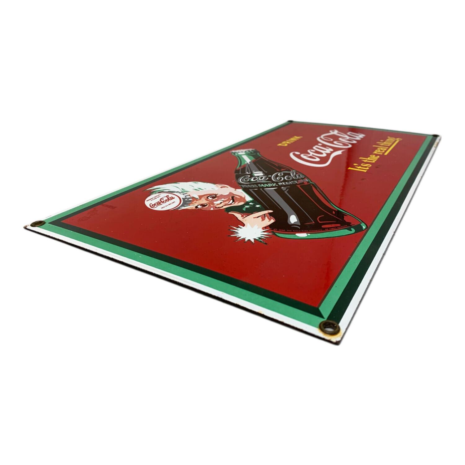 Coca Cola (コカコーラ) 看板 It's the reasl thing｜トレファクONLINE