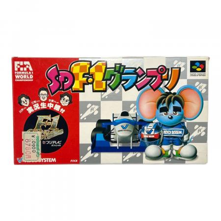 スーパーファミコン用ソフト 箱多少の傷み有り SD F1グランプリ