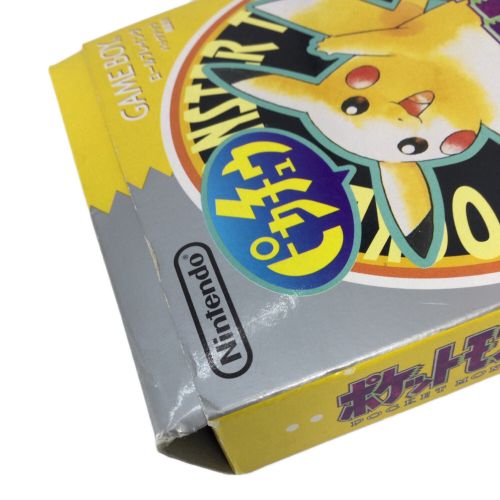 ゲームボーイ用ソフト 動作未確認 ポケットモンスター ピカチュウ CERO