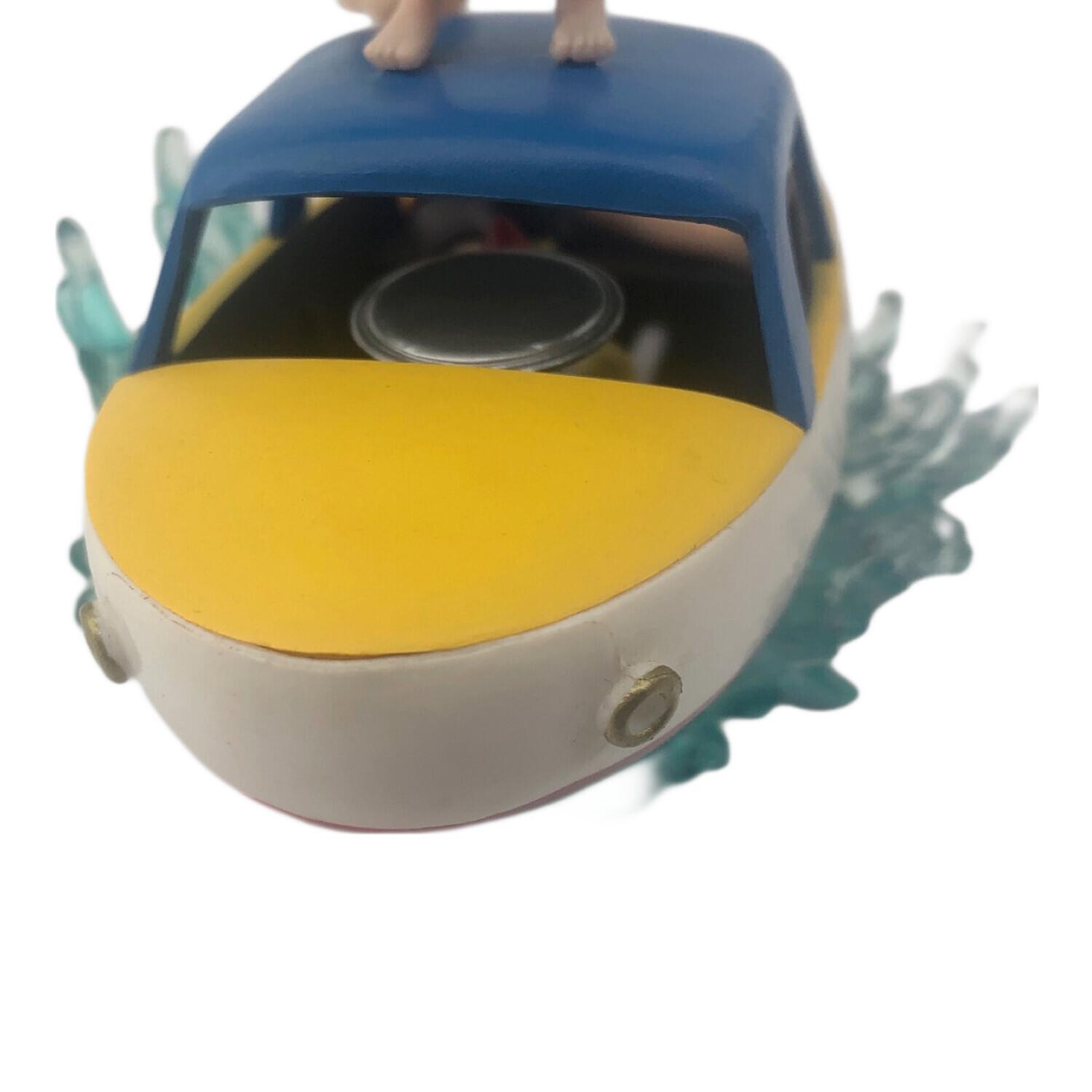 崖の上のポニョ ポニョと宗介ポンポン船のフィギュア ジブリグッズ