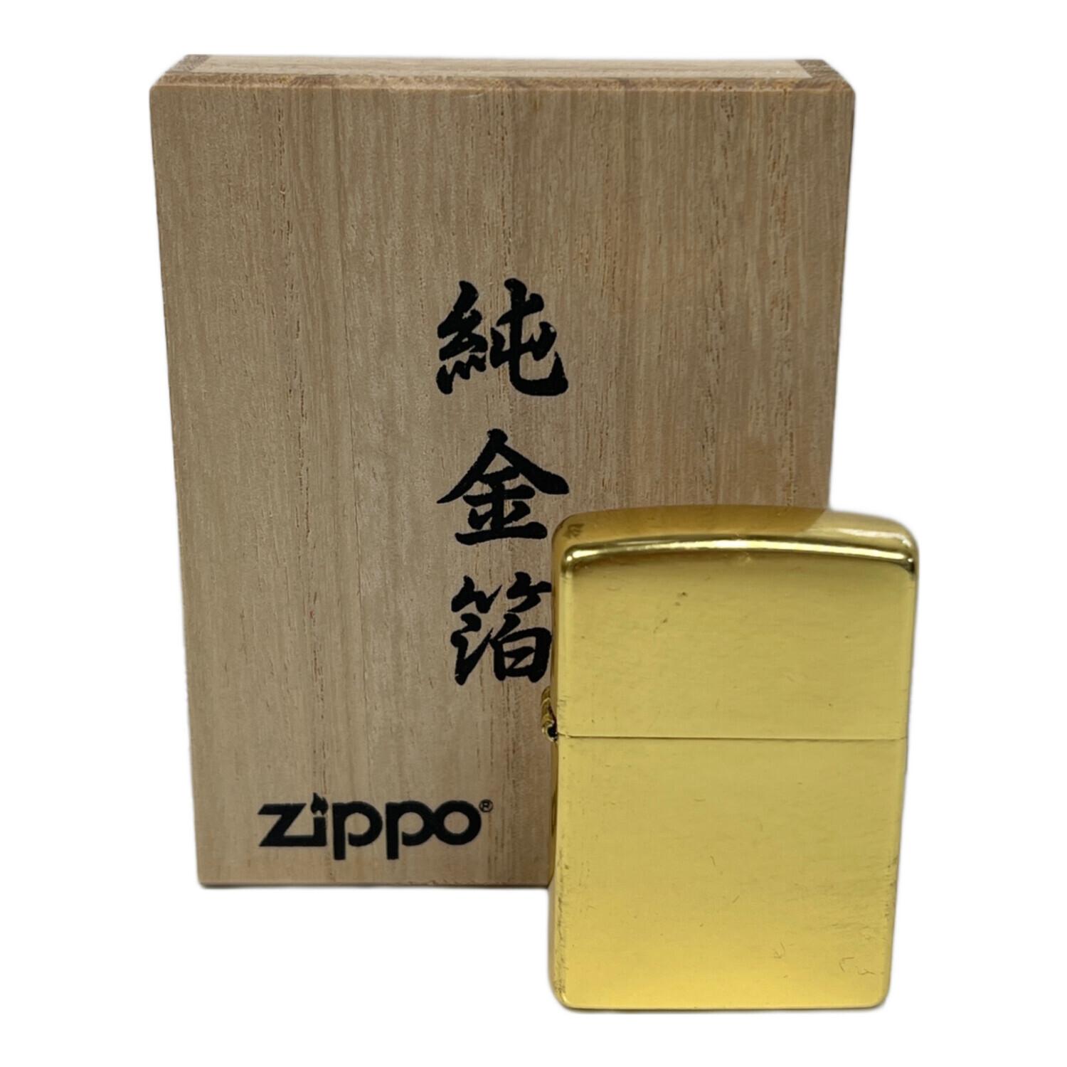 ZIPPO (ジッポ) ZIPPO 純金箔 2004年製｜トレファクONLINE