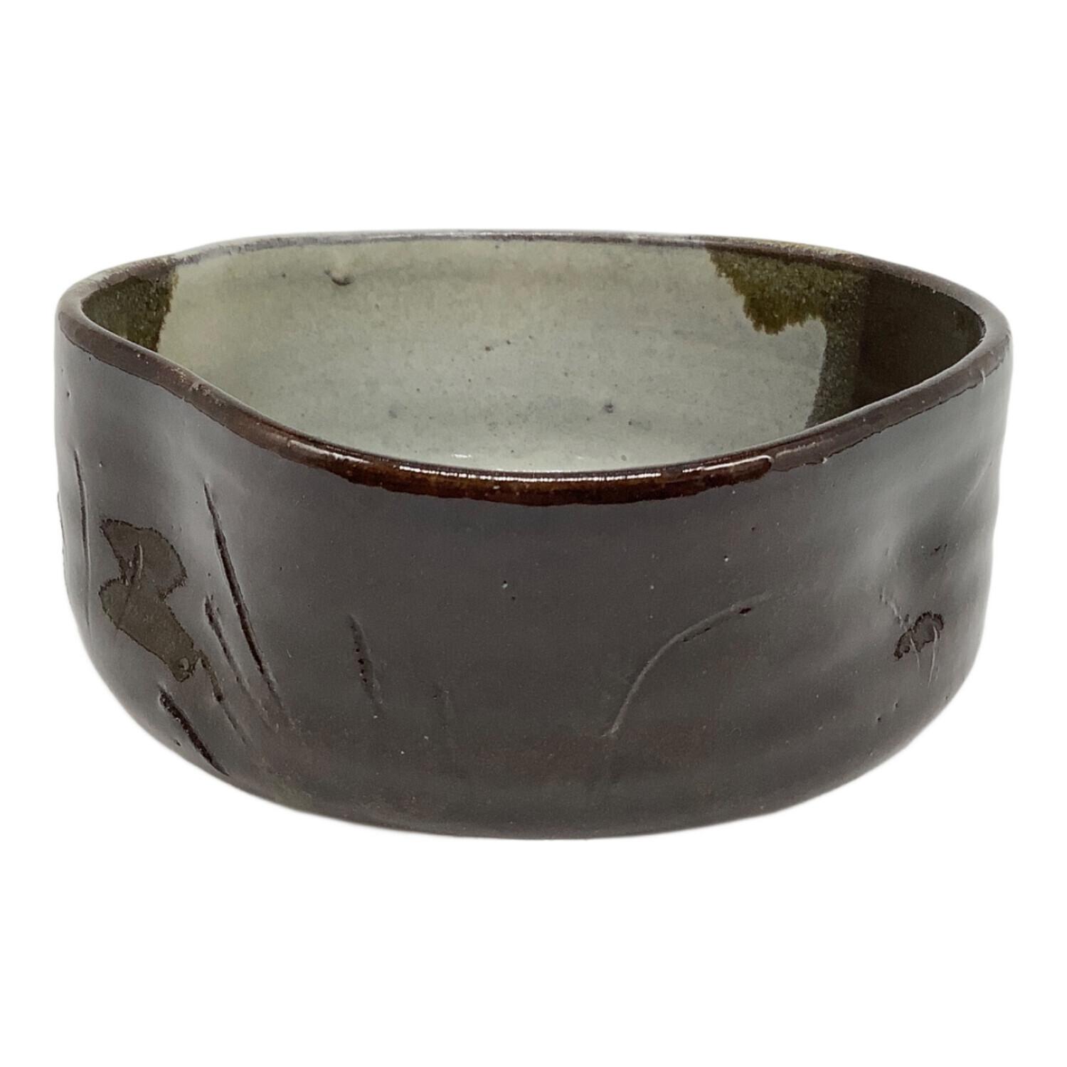 茶道具】茶碗 唐津焼 蛇蝎唐津 唐玄窯 島谷啓介 茶道具】茶碗 唐津焼