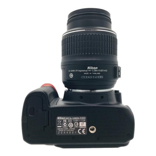 Nikon (ニコン) デジタル一眼レフカメラ D3000 ＜セットレンズ＞・AF-S