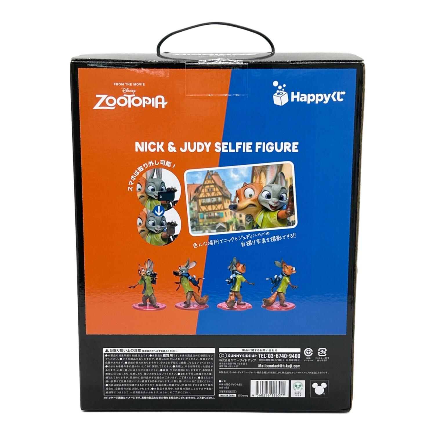 ZOOTOPIA ニック・ワイルド＆ジュディ・ホップス セルフィーフィギュア