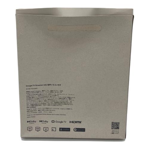 google (グーグル) Google TV Streamer 4K 開封品・通電のみ確認・外箱