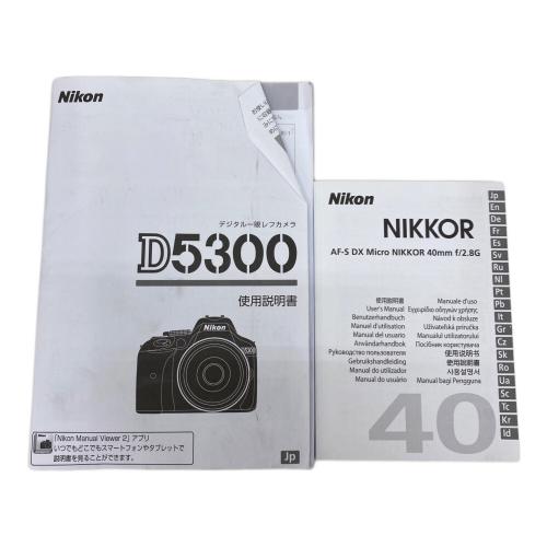 Nikon (ニコン) デジタル一眼レフカメラ D5300 ダブルズームキット