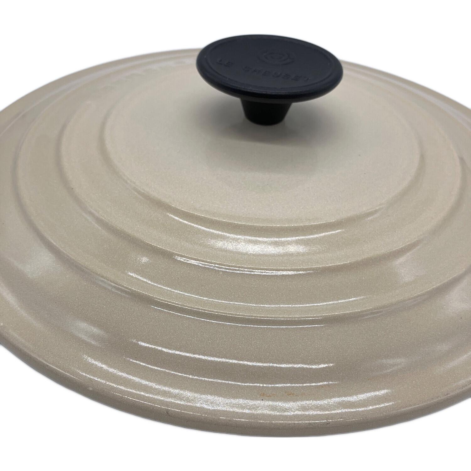 LE CREUSET (ルクルーゼ) 両手鍋 ココットロンド SIZE 24cm ベージュ