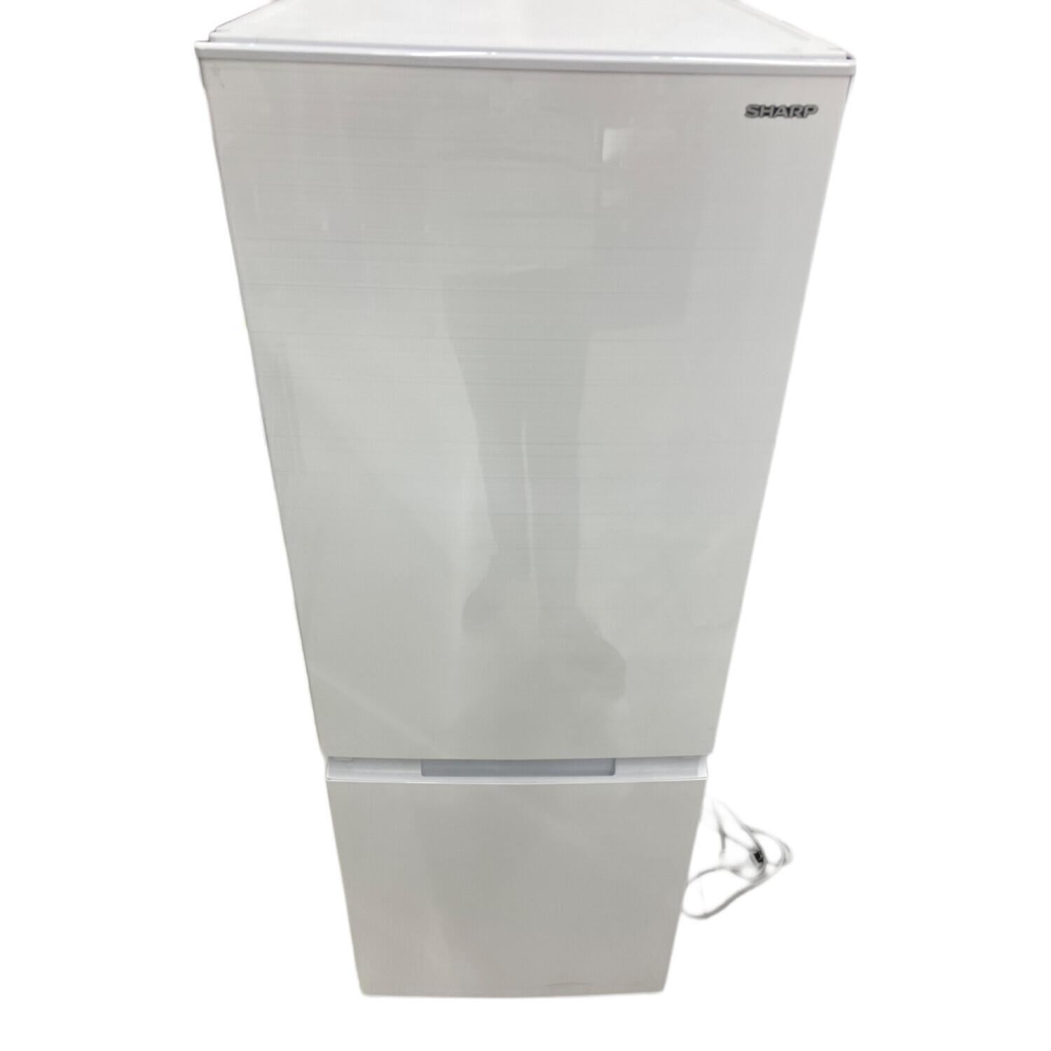 SHARP (シャープ) 2ドア冷蔵庫 ファン式 SJ-D18G-W 2021年製 171L 58L