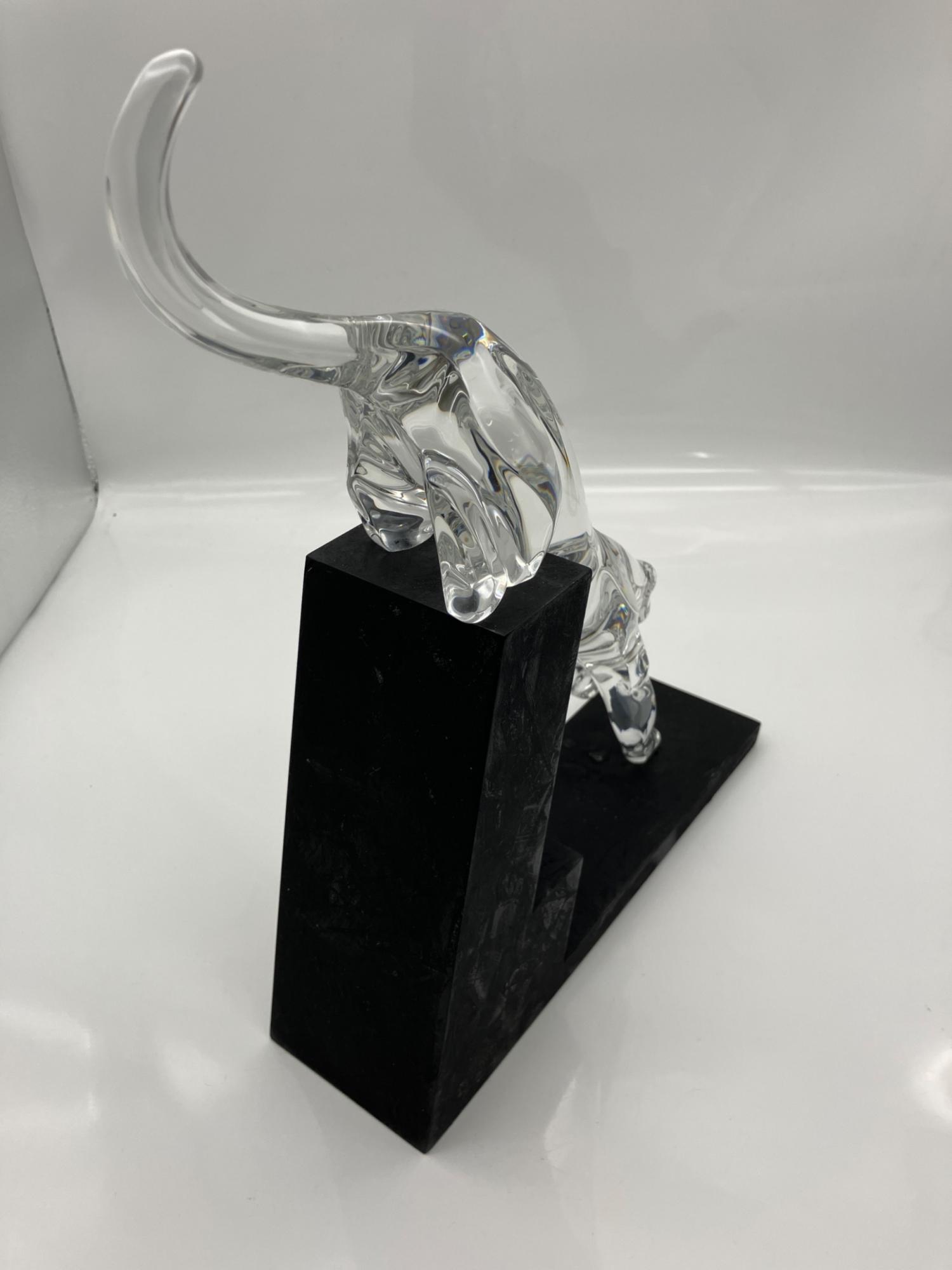 Baccarat (バカラ) パンサーリープ クリスタルフィギュリン ※台座難