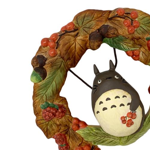 となりのトトロ (トナリノトトロ) 秋の収穫 花受け 陶器リース