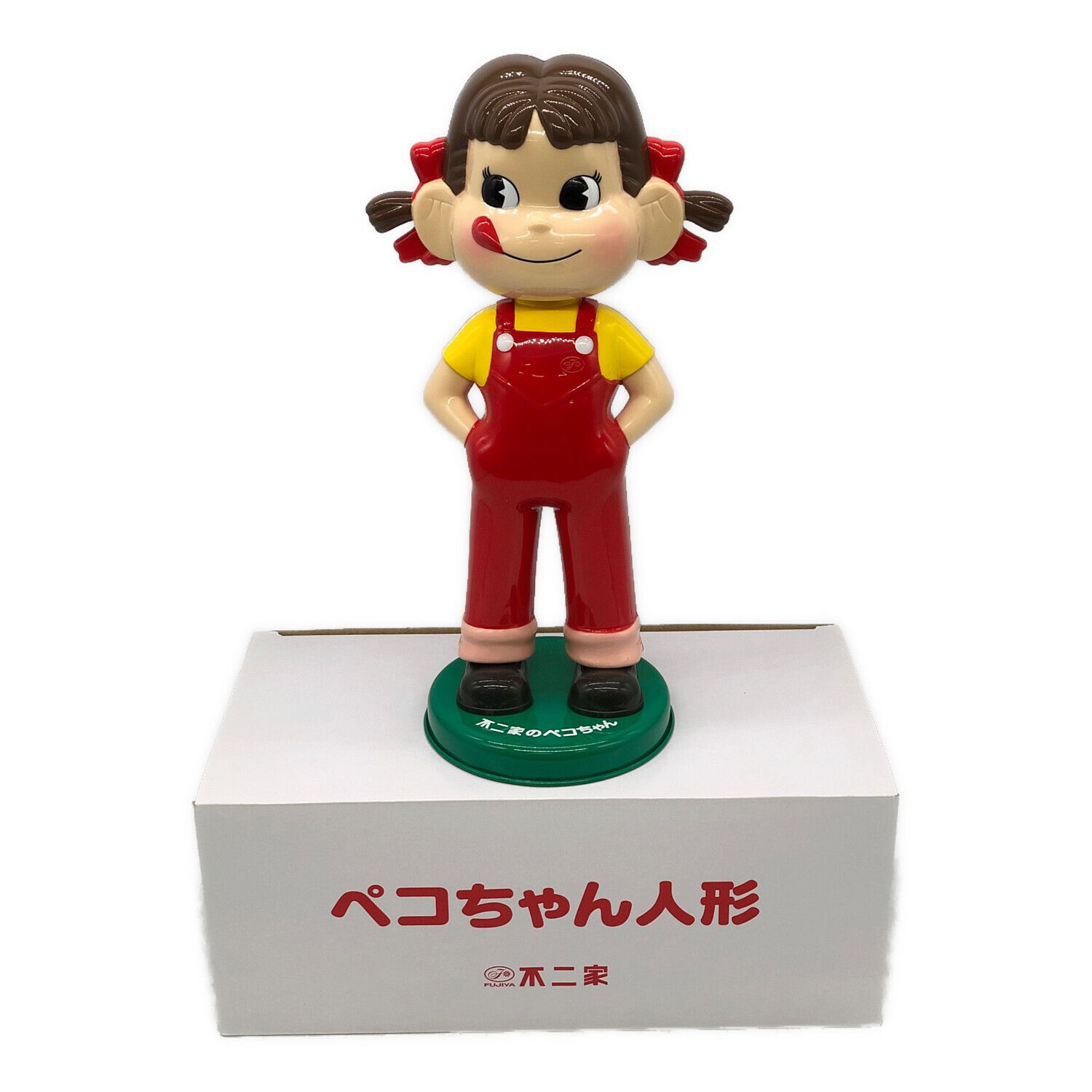 不二家 (フジヤ) 人形 ペコちゃん首ふり人形 60周年記念｜トレファクONLINE
