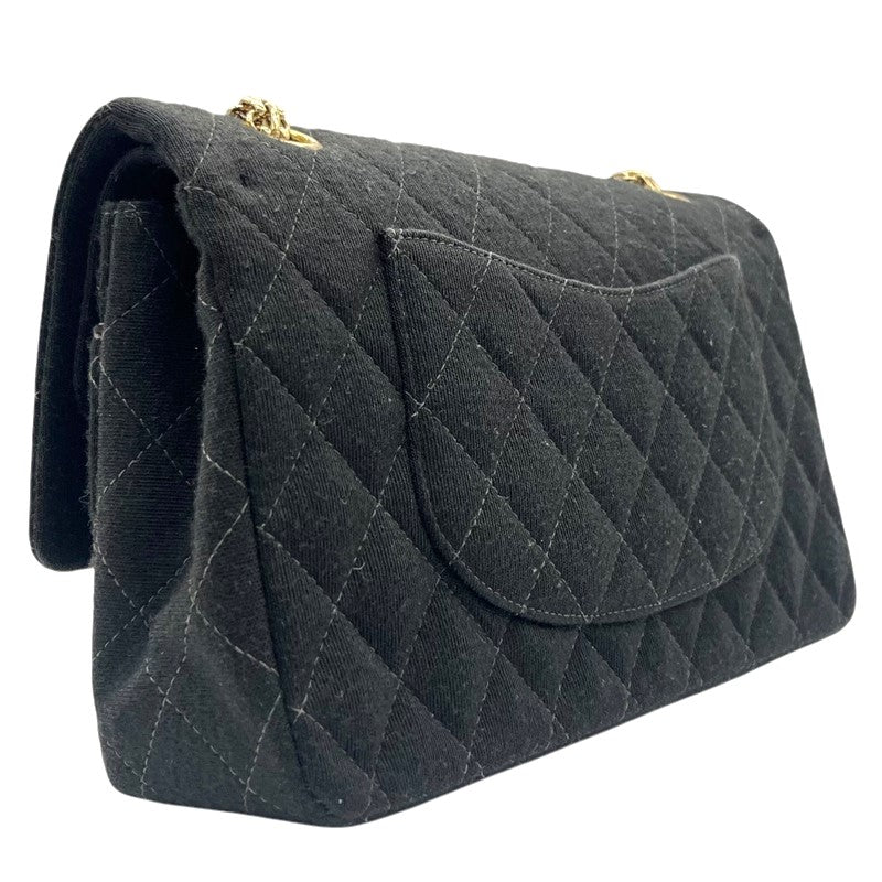 シャネル CHANEL マトラッセ25 A01112 ブラック ゴールド金具 コットン