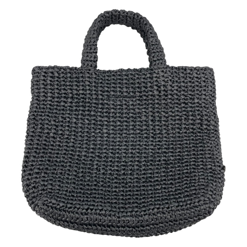 プラダ PRADA スモールクロシェトートバッグ 1BG422 ブラック ビス