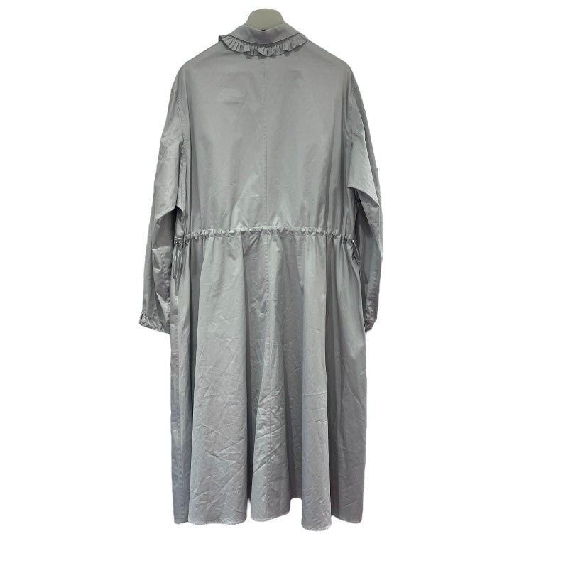 エルメス HERMES フロントジップシャツワンピース 4H0571DV ブルー