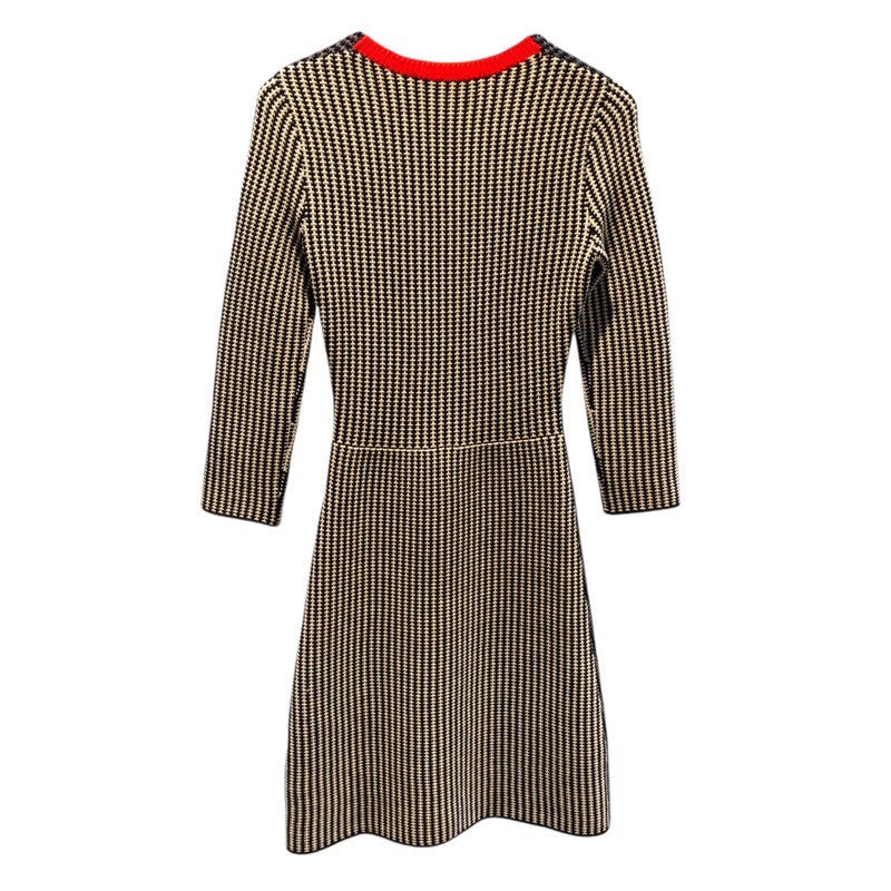 クリスチャン・ディオール Christian Dior デザインニットワンピース