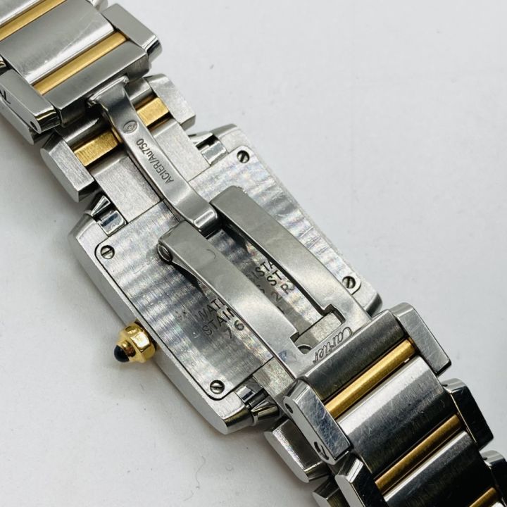 Cartier カルティエ タンクフランセーズSM レディース クォーツ 腕時計