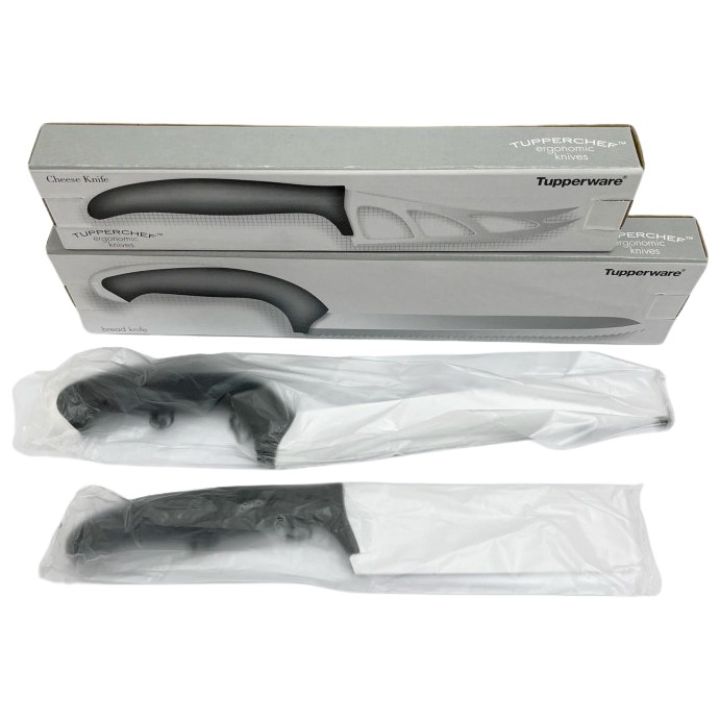 Tupperware ergonomic knives タッパーウェア チーズナイフ ブレッド