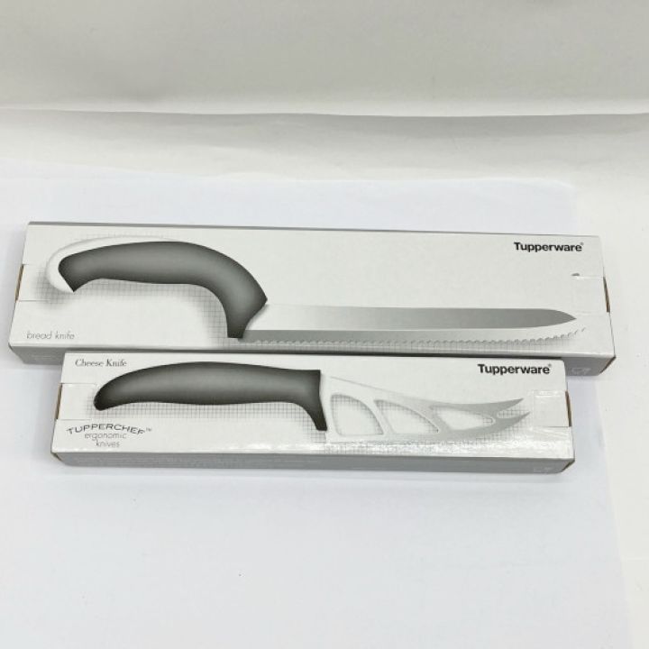 Tupperware ergonomic knives タッパーウェア チーズナイフ ブレッド