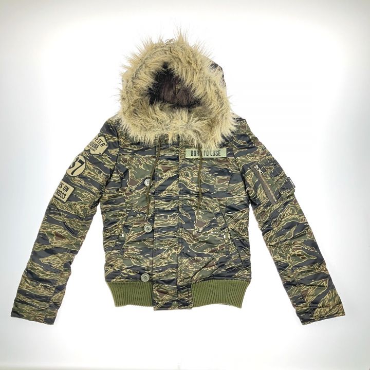 m*i様 ヒステリックグラマー N-3B カモフラ 迷彩柄 プリマロフト 中綿