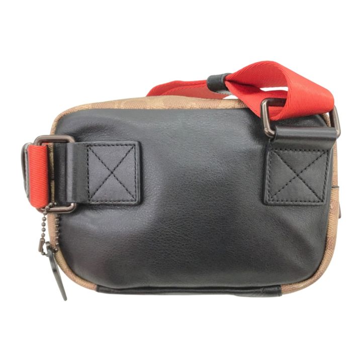 COACH コーチ ウエストポーチ シグネチャー 76157 ブルー×ベージュ