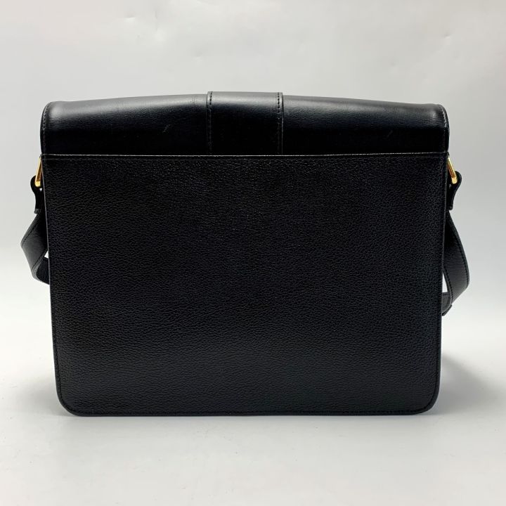 Yves Saint Laurent イブサンローラン YSLロゴ カサンドラ ブラック