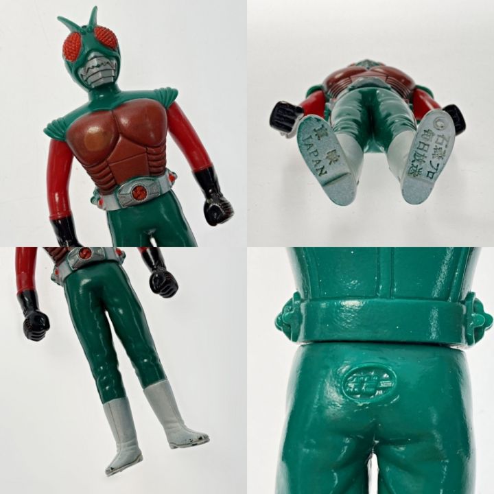 ポピー 仮面ライダー ソフビ 5体セット 当時物 昭和レトロ - 中古
