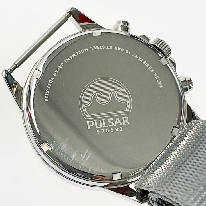 SEIKO セイコー PULSAR パルサー VD57-X150 ブラック系 クォーツ