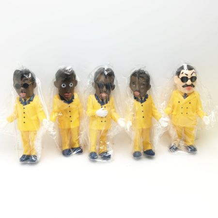 フィギュア《ラッツ＆スター / シャネルズ》5体セット / ソフビ - 中古