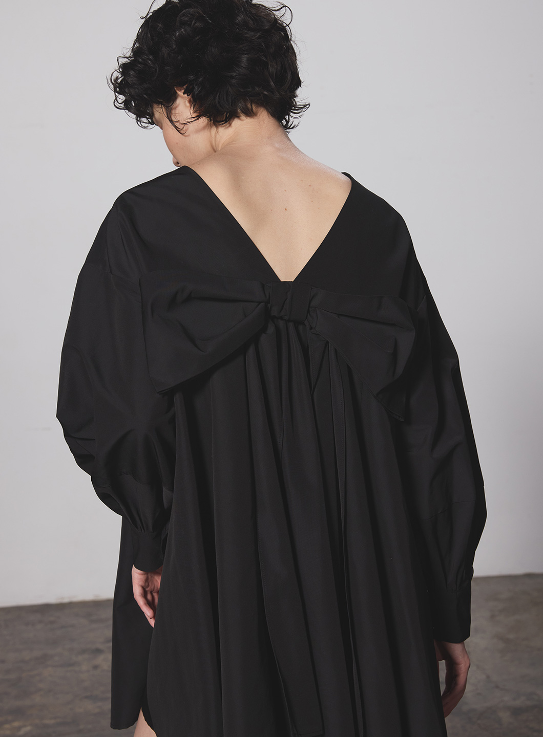 COEL Online Store2WAYリボンミニワンピース(F ブラック): DRESSES