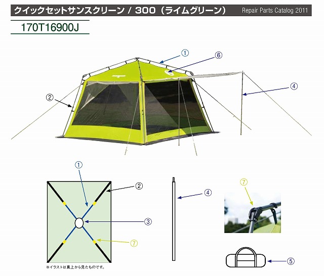 クイックセットサンスクリーン/300用センターハブ（1個入り）の通販