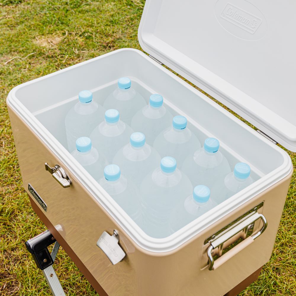 54QTスチールベルトクーラー(バターナッツ )の通販｜キャンプ用品の