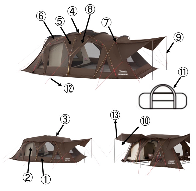 コクーン2024リミテッド用ルーフフライシートの通販｜キャンプ用品の
