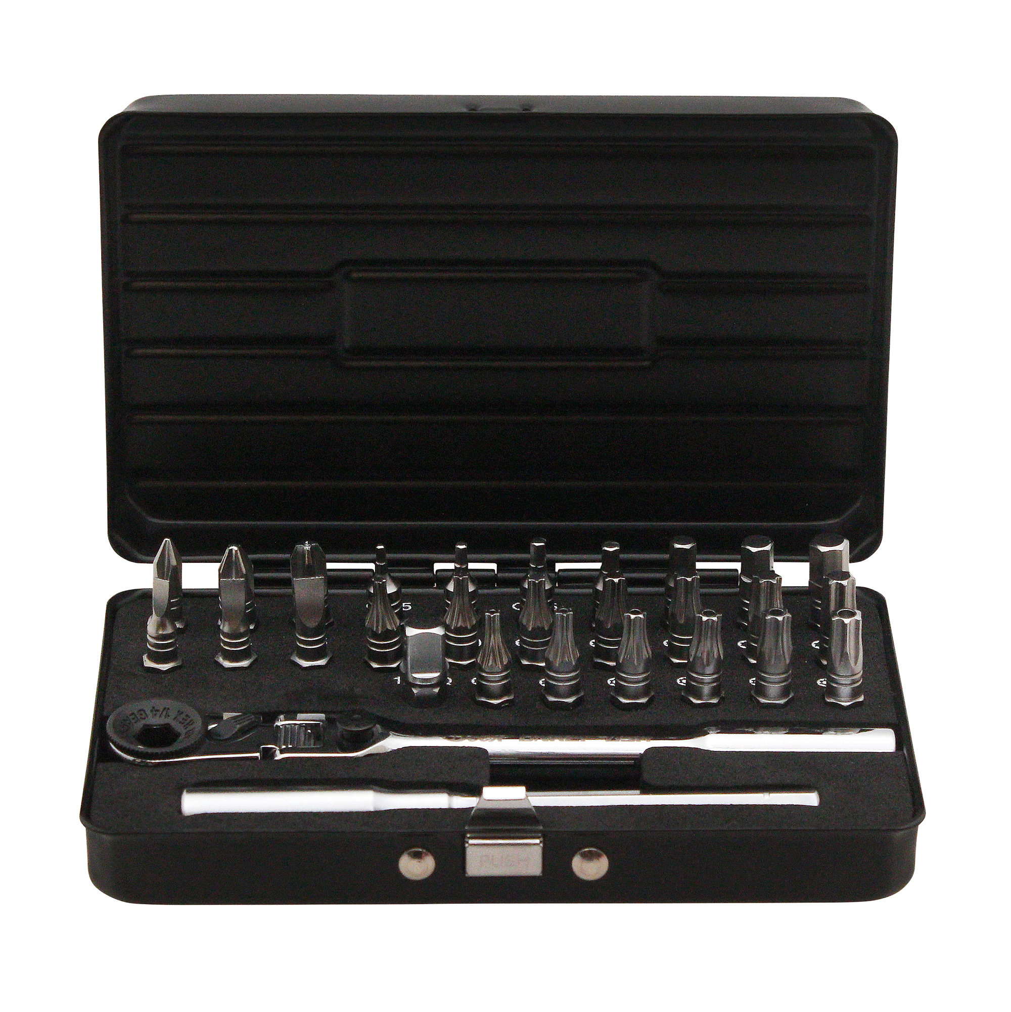 DEEN 1/4SQビット&12角ソケットラチェットセット DNCRBS21W | 公式