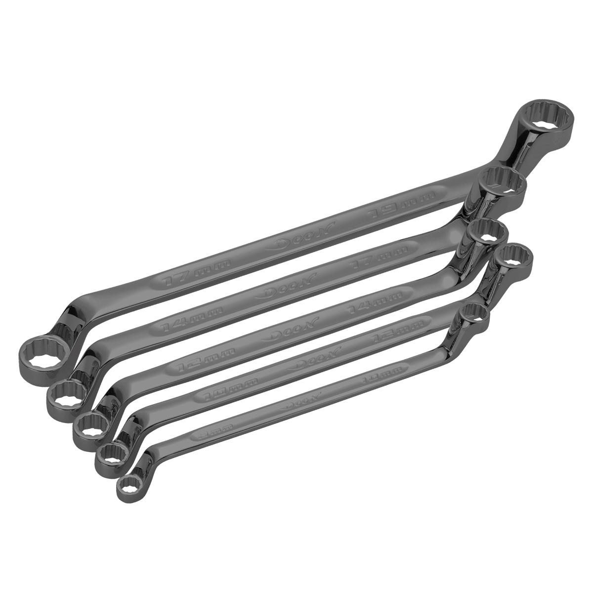 DEEN25周年記念モデル】DEEN 75度オフセットメガネレンチ5pcセット IP