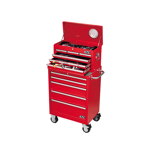KTC 工具セット 68点 （チェスト＋ローラーキャビネットタイプ