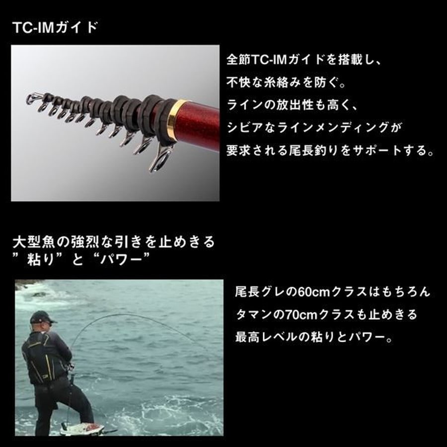 ダイワ 磯竿 モンスタートルク 尾長H-50: 釣具のキャスティング JAL