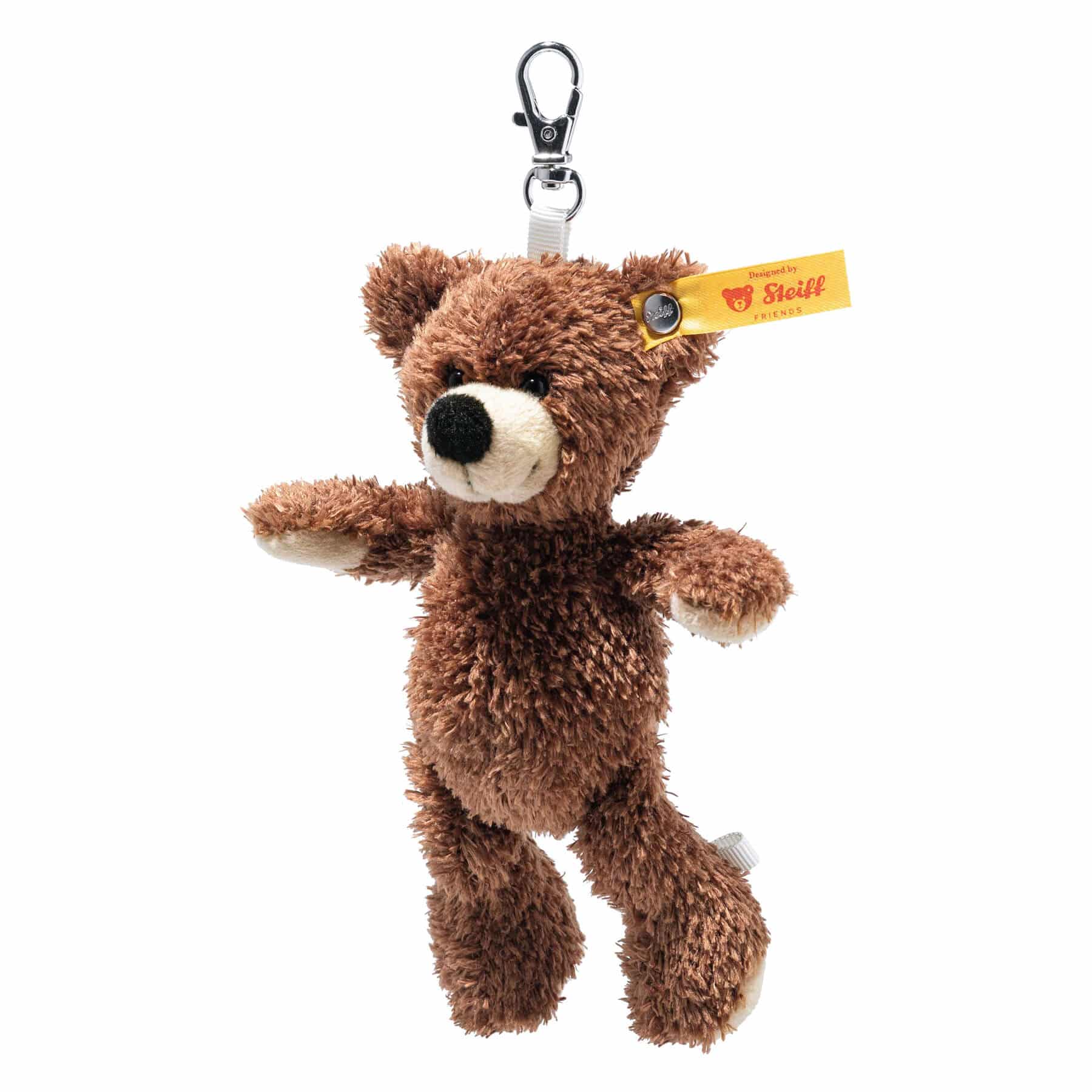 ソフトキーリング・テディベア フィン ブラウン | シュタイフ日本公式