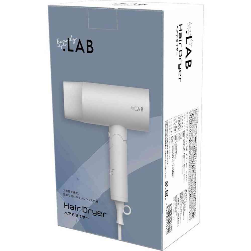 東亜産業 ビューティドットラボヘアドライヤー ホワイト 1個(白): サン