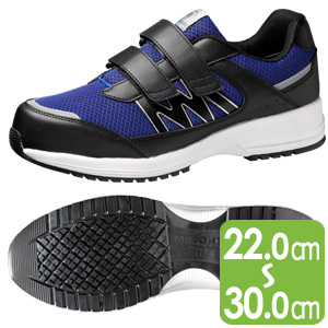 超軽量耐滑作業靴 WL－115 （バンドタイプ） ブルー | 【ミドリ