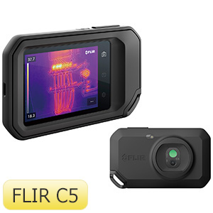 コンパクトサーモグラフィカメラ FLIR C5 | 【ミドリ安全】公式通販