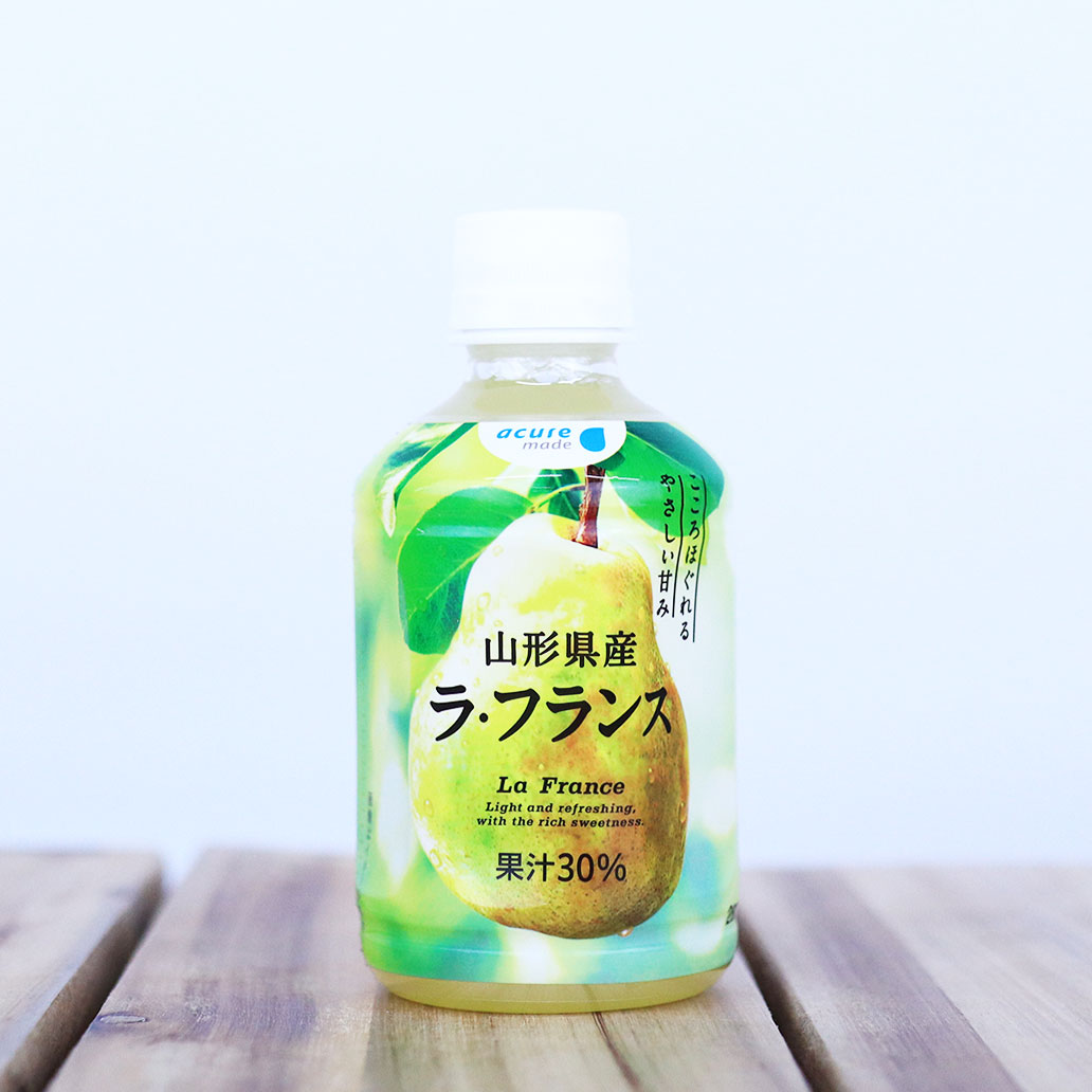 山形県産 ラ・フランス 280ml 24本 | アキュア公式オンラインストア