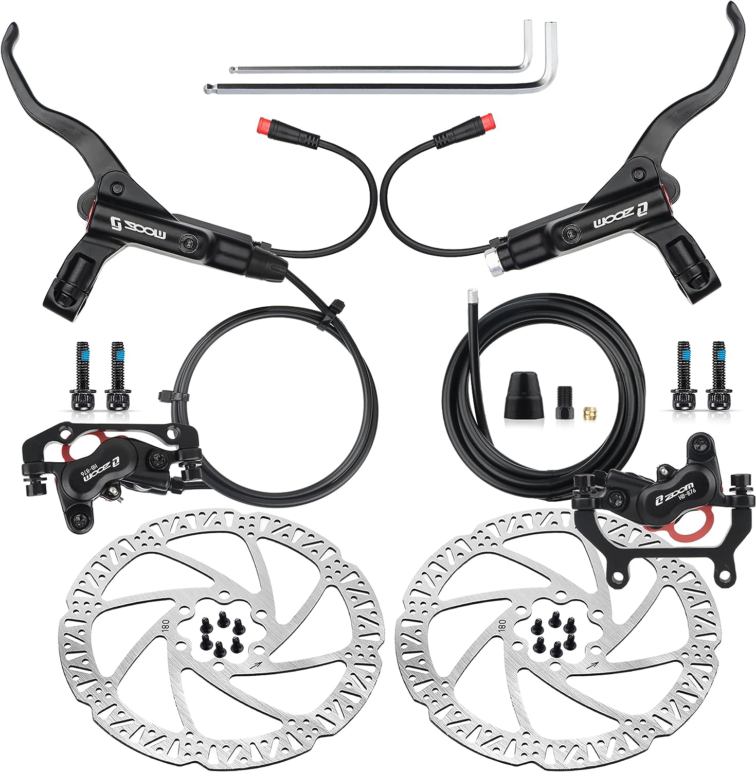 ZOOM HB-875E/876E Electric Bike Hydraulic Disc Brake | eBike Super